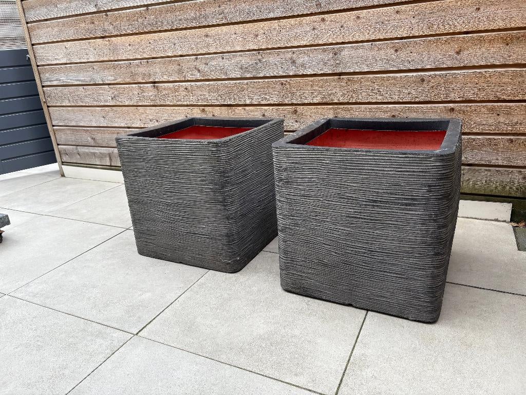 Bloembakken, Tuin en Terras, Ophalen, Kunststof, Minder dan 60 cm, Vierkant