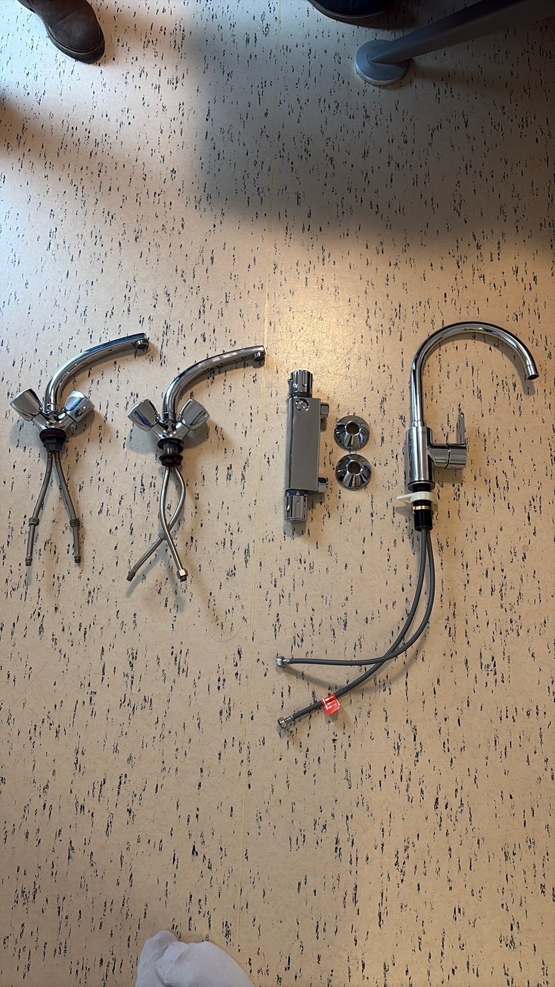 Grohe Keukenkraan Thermostatische Douchekraan, Adia kraan, Ophalen of Verzenden, Gebruikt, Chroom, Kraan