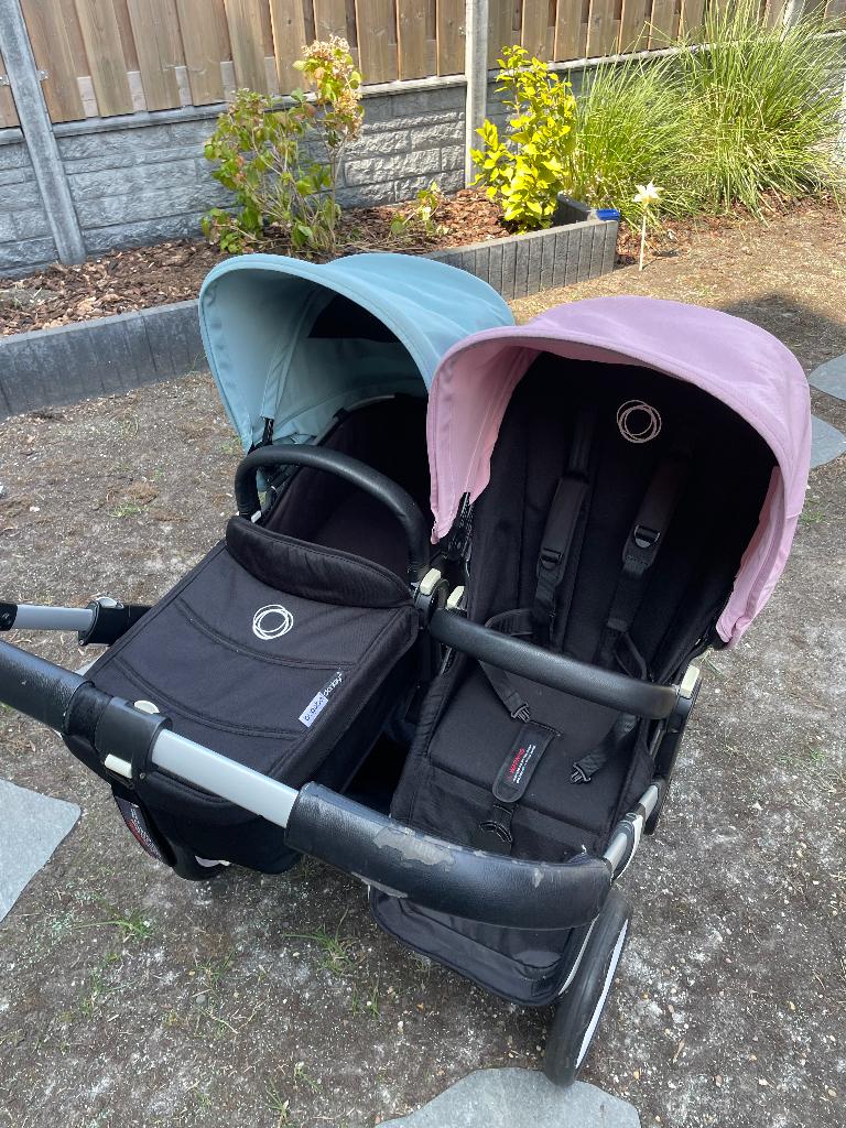 Bugaboo donkey / dubbele kinderwagen, Kinderwagen, Gebruikt, Ophalen of Verzenden, Duowagen