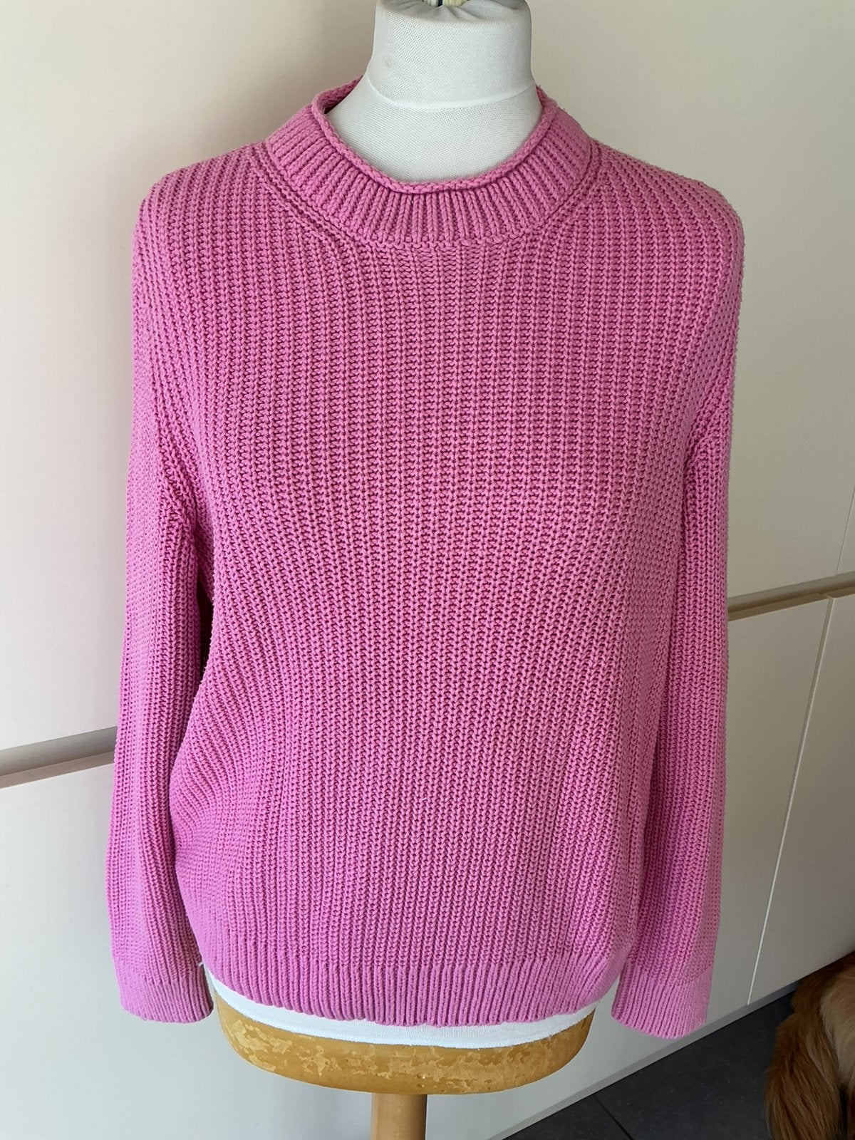 Marccain, Marc Cain felroze trui maat 4 (38/40), Ophalen of Verzenden, Zo goed als nieuw, Maat 38/40 (M), Roze