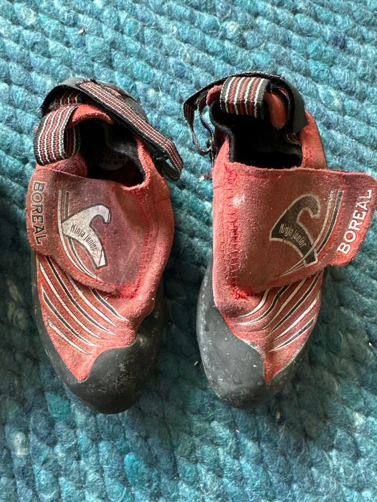 Boreal Ninja Junior Klimschoenen - Maat 31-32, Sport en Fitness, Klimsport, Ophalen of Verzenden, Gebruikt