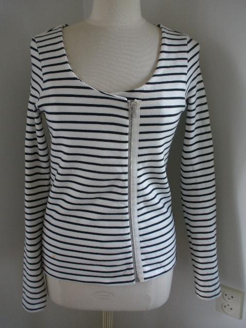 VERO MODA vest colbert ecru zwart streep maat S, Maat 38/40 (M), Vero Moda, Zwart, Ophalen of Verzenden
