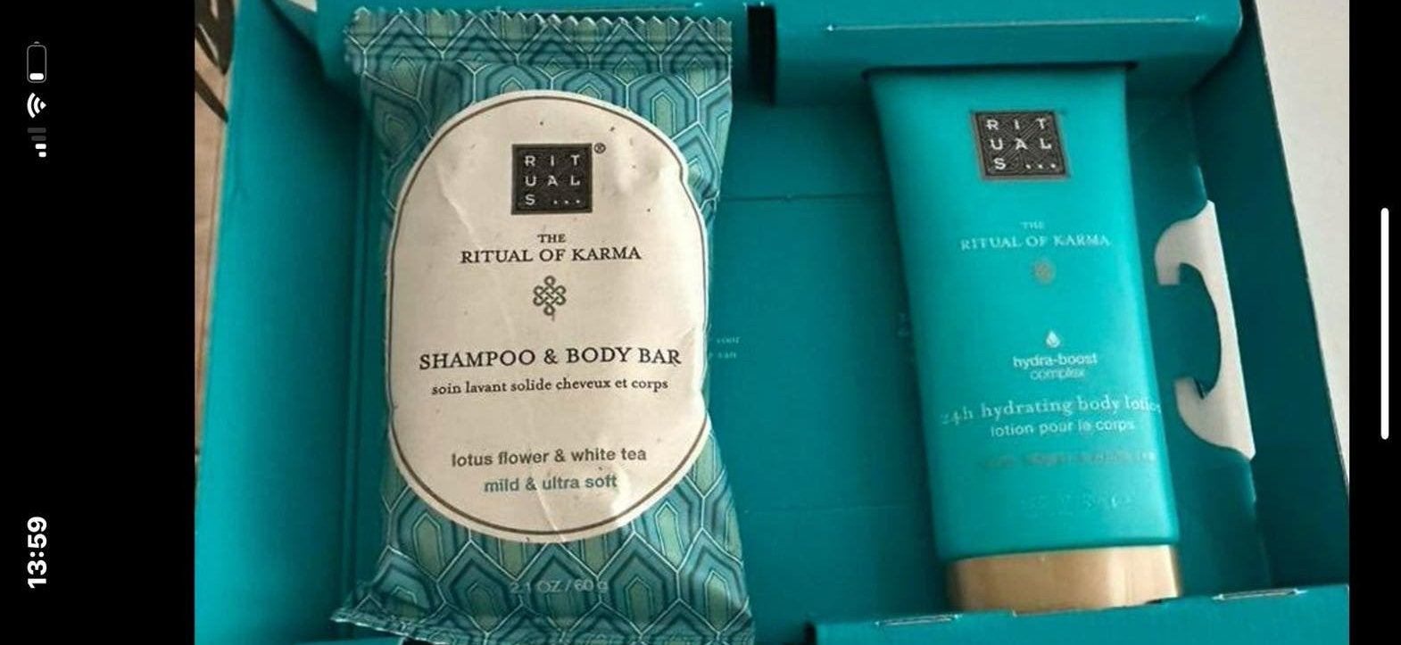 Set van Rituals Karma White Lotus, Ophalen of Verzenden, Nieuw, Bad & Douche