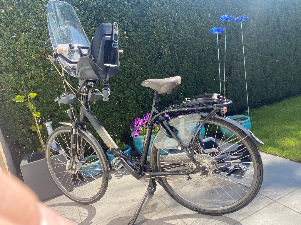 Sparta mamafiets, Fietsen en Brommers, Ophalen, 2 zitjes, Sparta, Gebruikt