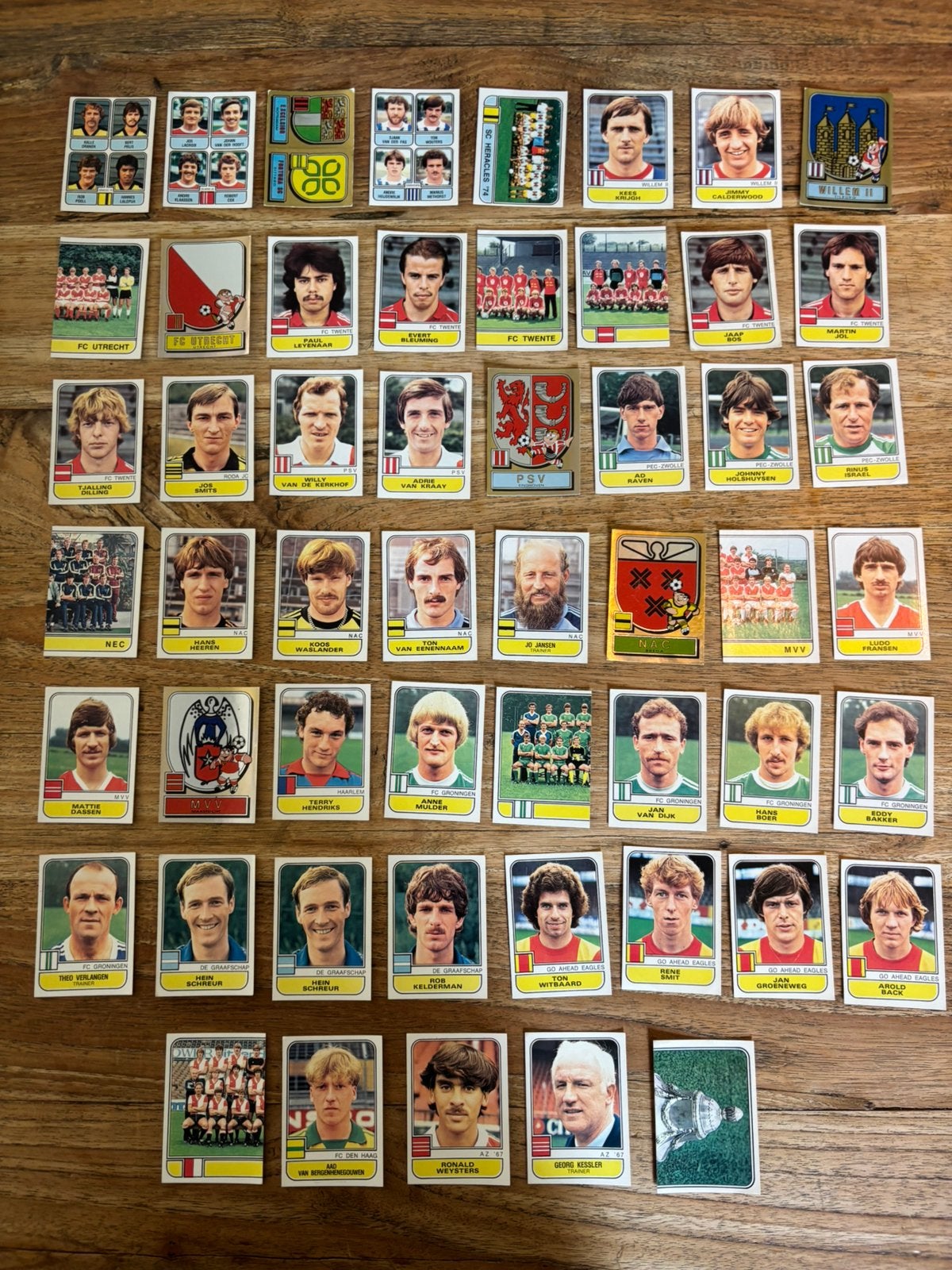 Panini Voetbal 82   53 stuks, Verzenden, Zo goed als nieuw, Meerdere stickers