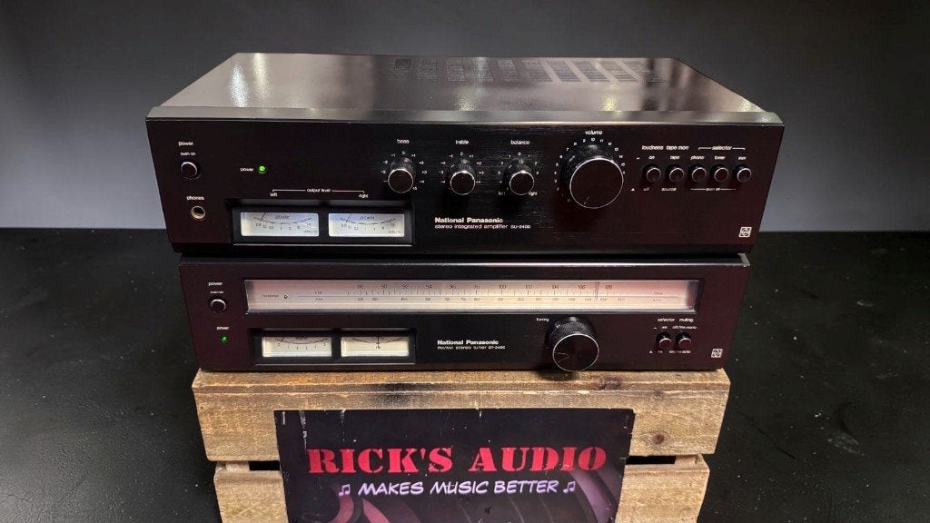 National Panasonic (Technics) SU-2400&ST-2400  Vintage Set, Overige merken, Tuner of Radio, MADE IN JAPAN, Refurbished