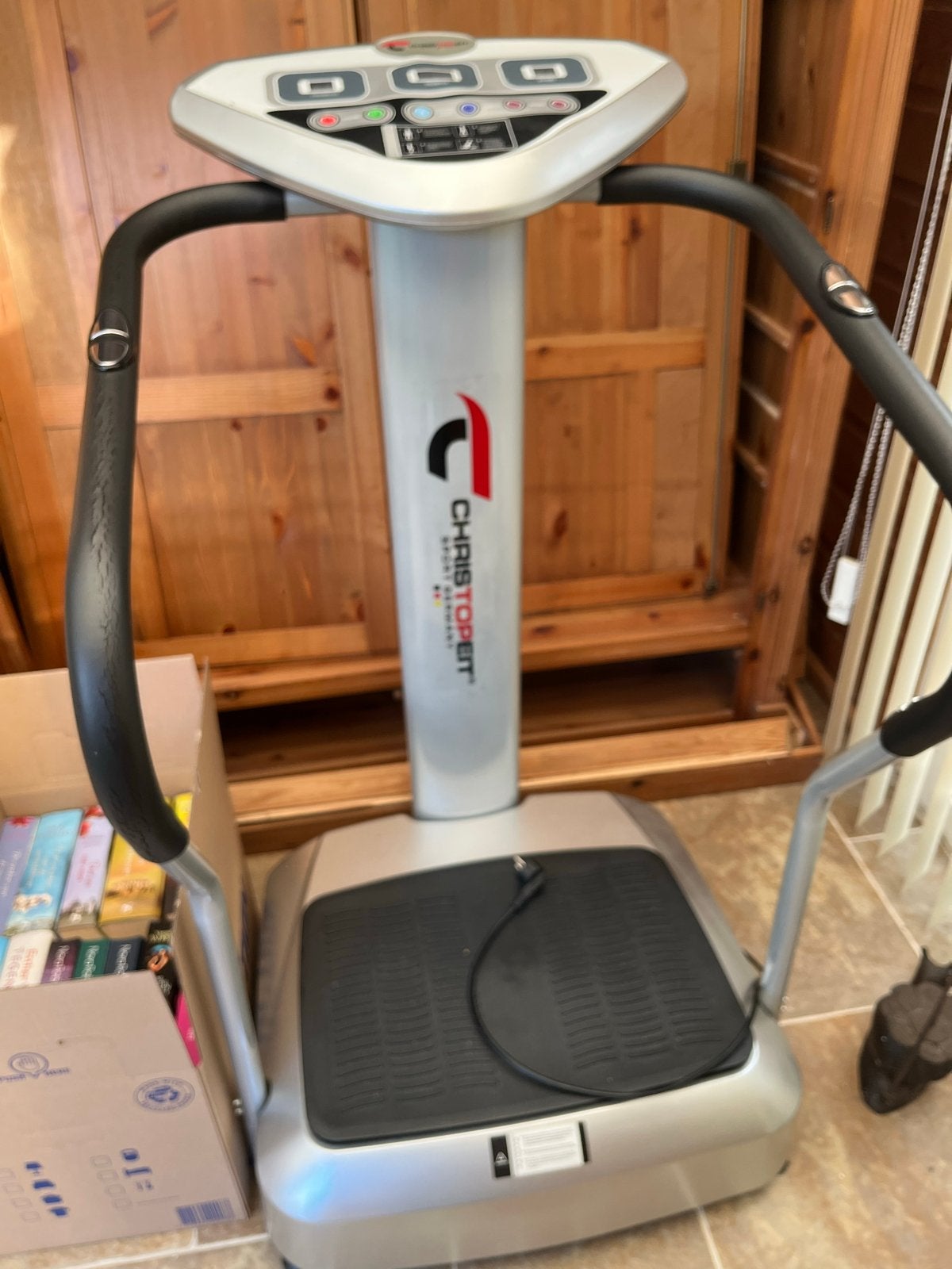 Christopeit Sport Trilplaat - Fitnesstrillingstrainer, Sport en Fitness, Ophalen, Gebruikt, Armen, Overige typen