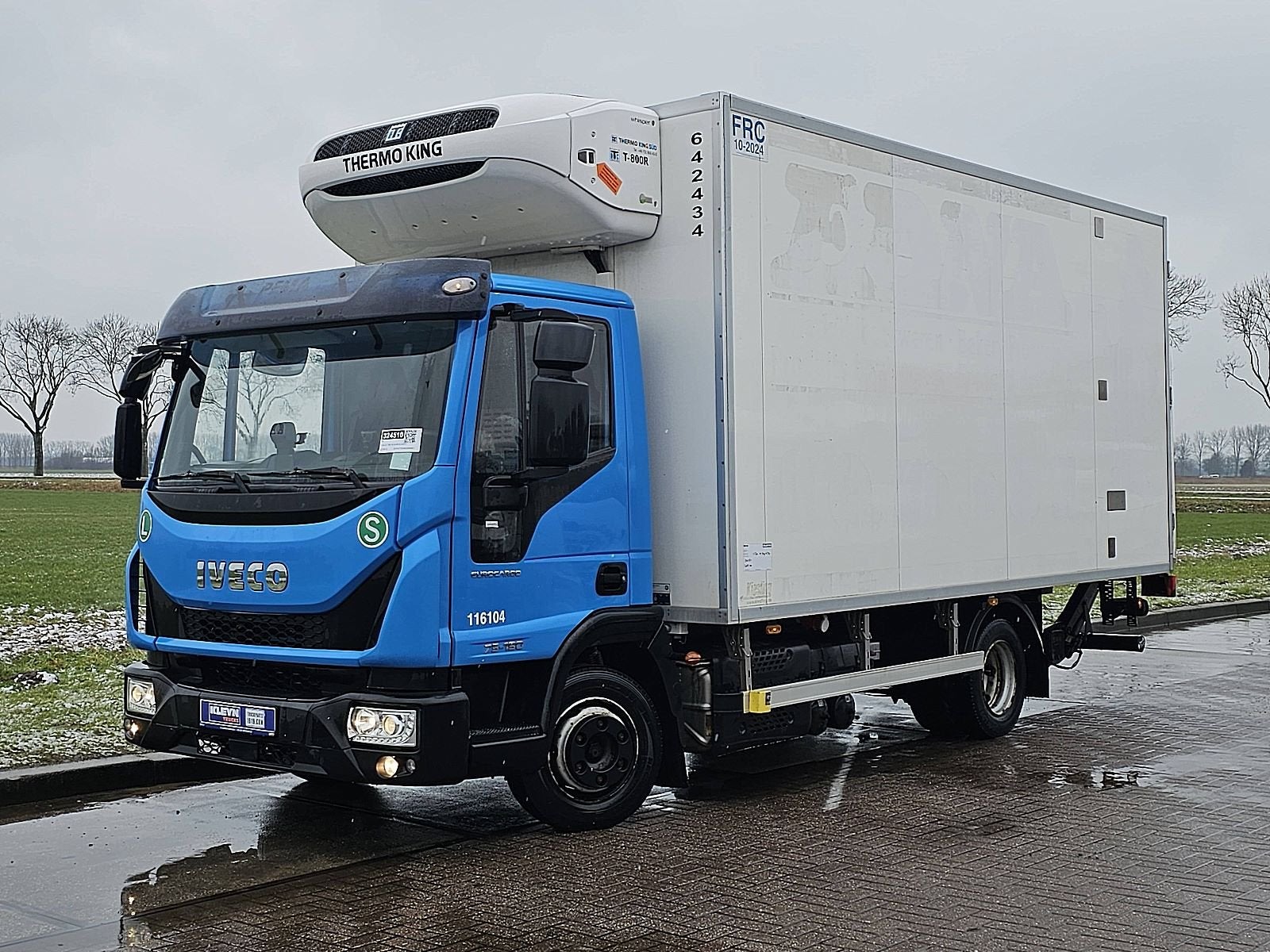 IVECO 75E18 EUROCARGO thermoking lift a/c, Auto's, Automaat, Euro 6, 186 pk, Iveco