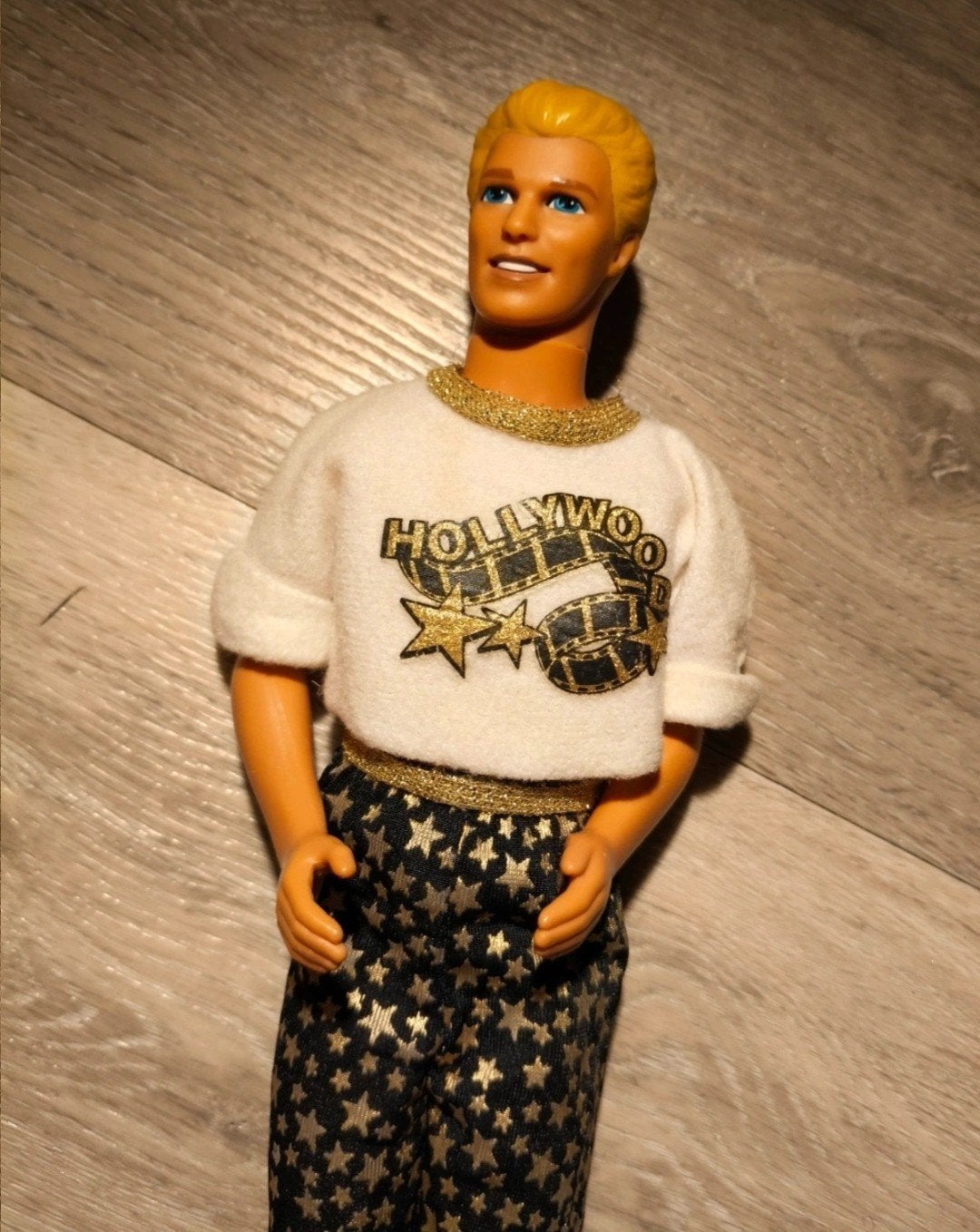 Mattel Hollywood Hair Ken pop uit 1991 - Sterrenprint, Ophalen of Verzenden