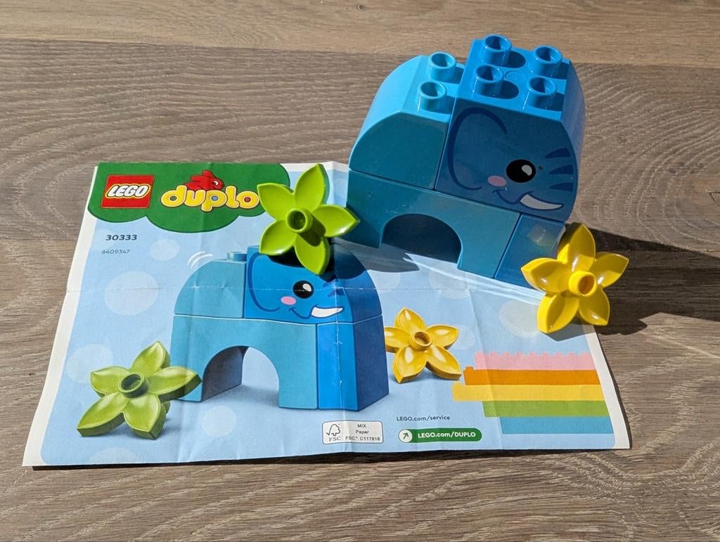 30333 Duplo mijn eerste Olifant, Ophalen of Verzenden, Zo goed als nieuw, Complete set, Duplo