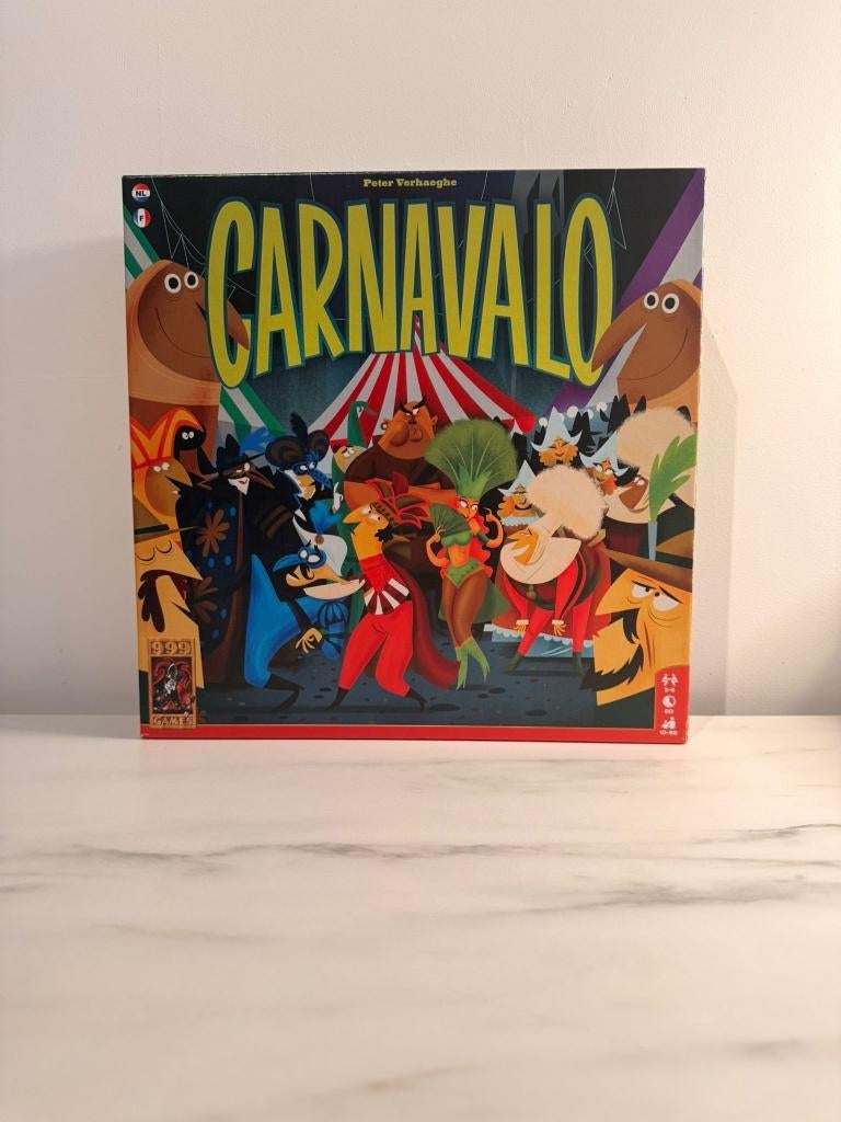 Carnavalo (NL) Bordspel - 999Games, Hobby en Vrije tijd, Gezelschapsspellen | Bordspellen, Nieuw, Ophalen of Verzenden