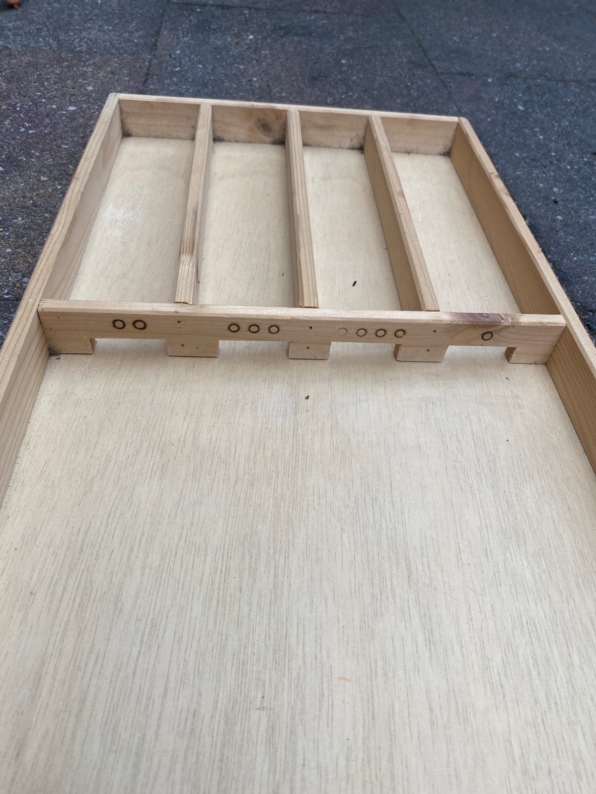 houten kinder sjoelbak met sjoelschijven, Een of twee spelers, Ophalen, Gebruikt
