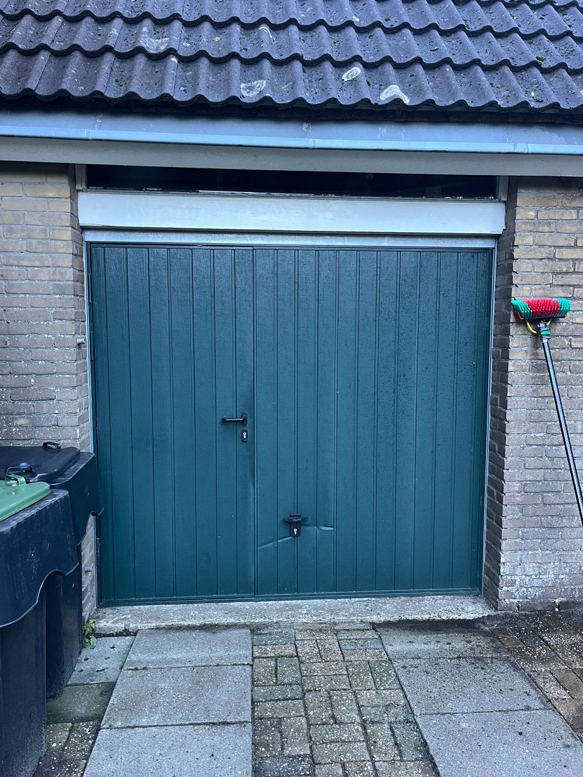 Novoferm Garagedeur, Doe-het-zelf en Verbouw, Ophalen, 120 cm of meer, Garagedeur, Zo goed als nieuw