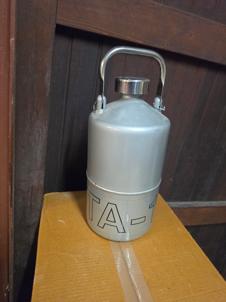 Vintage dokters stikstof fles, Ophalen of Verzenden