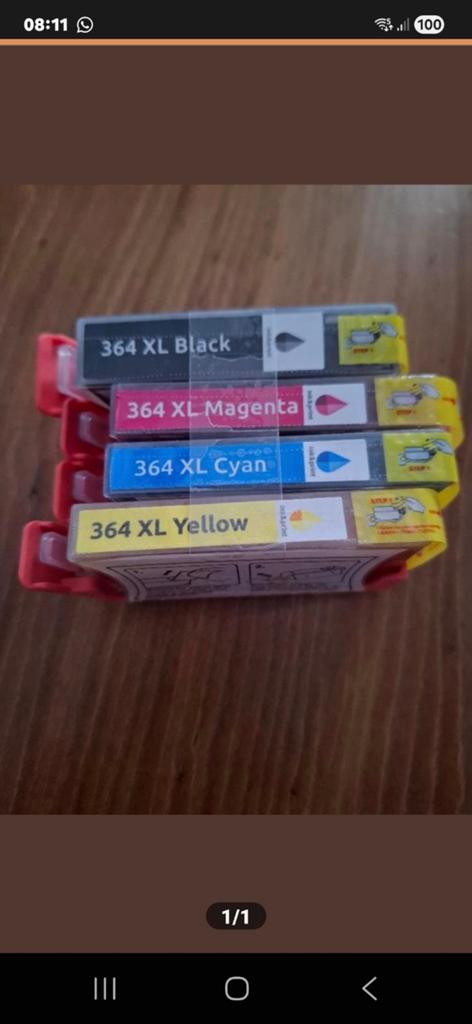 Inktcartridges 364 XL - Zwart, Magenta, Cyaan, Geel, Computers en Software, Ophalen, Nieuw, Cartridge, Onbekend (compatibel met HP)