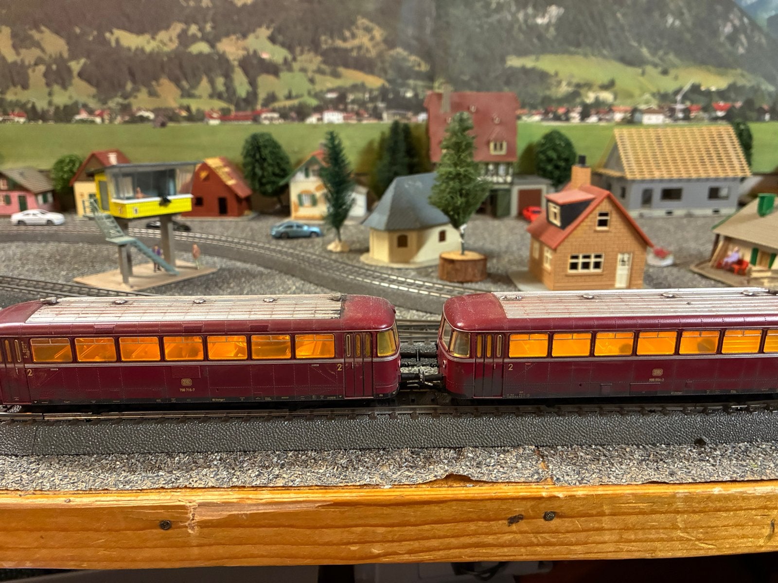Märklin 39980 Railbus BR798/998 MFX SOUND.Gealterd. OVP, Wisselstroom, Ophalen of Verzenden, Märklin, Gebruikt