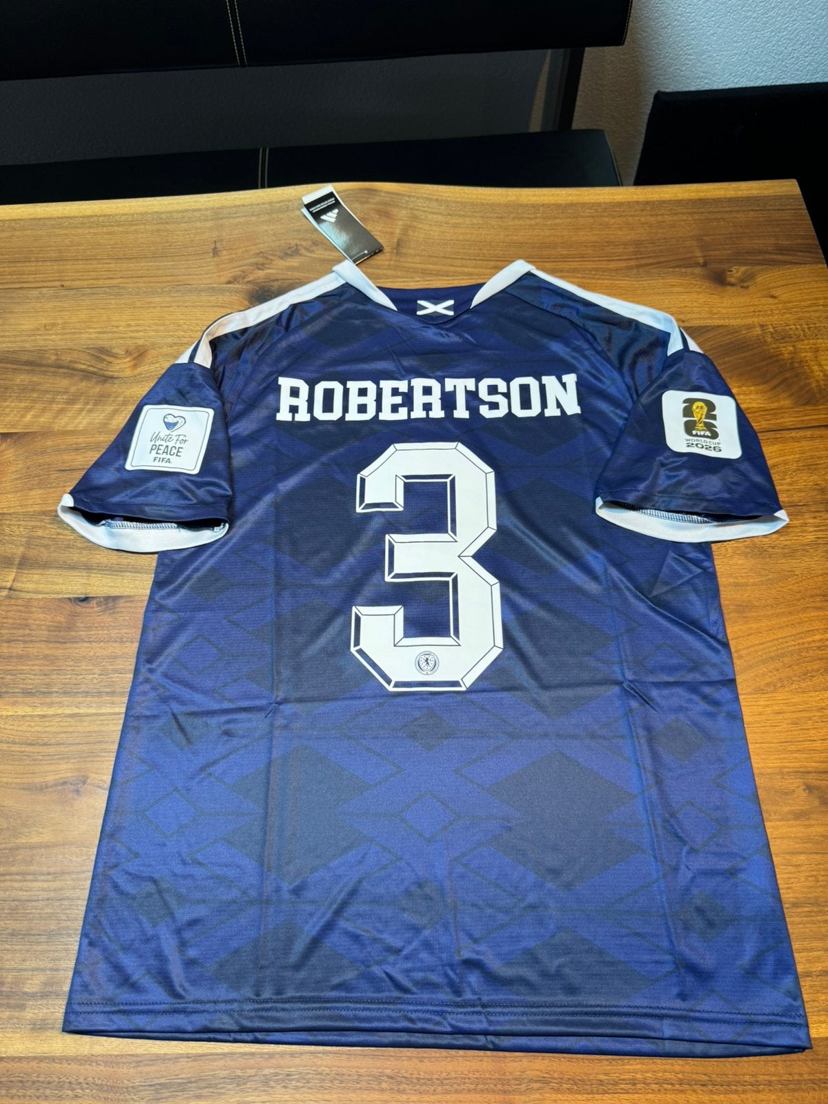 Schotland Robertson - Thuisshirt WK 2026 - Maat M, Maat M, Ophalen of Verzenden, Zo goed als nieuw, Shirt