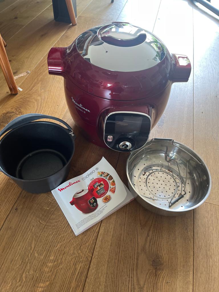 Moulinex Cookeo+ Connect Multicooker Rood - Zo goed als nieu, Ophalen, Gebruikt