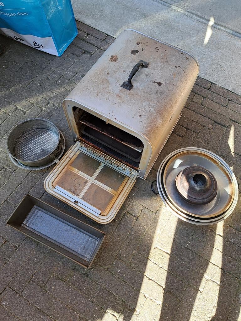 Vintage Draagbare Oven - Klassieke Mini-Oven, Witgoed en Apparatuur, Ophalen