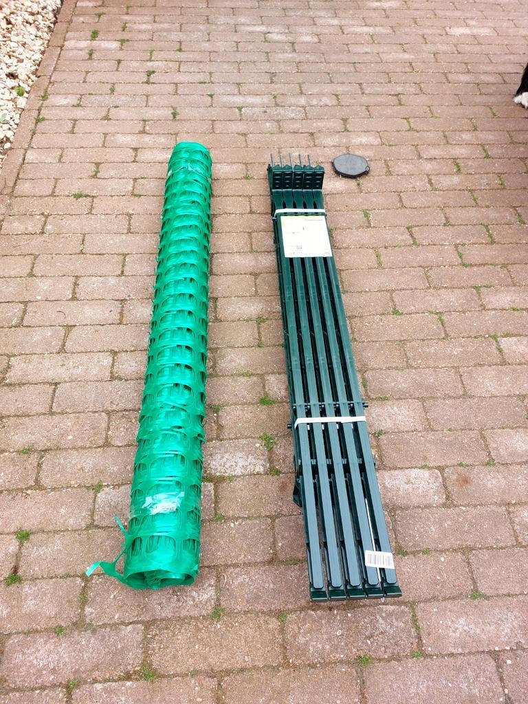 Nieuw Karat Afrastering Groen - 30m x 1m met palen, Ophalen, Nieuw, Kunststof, Gaashekwerk