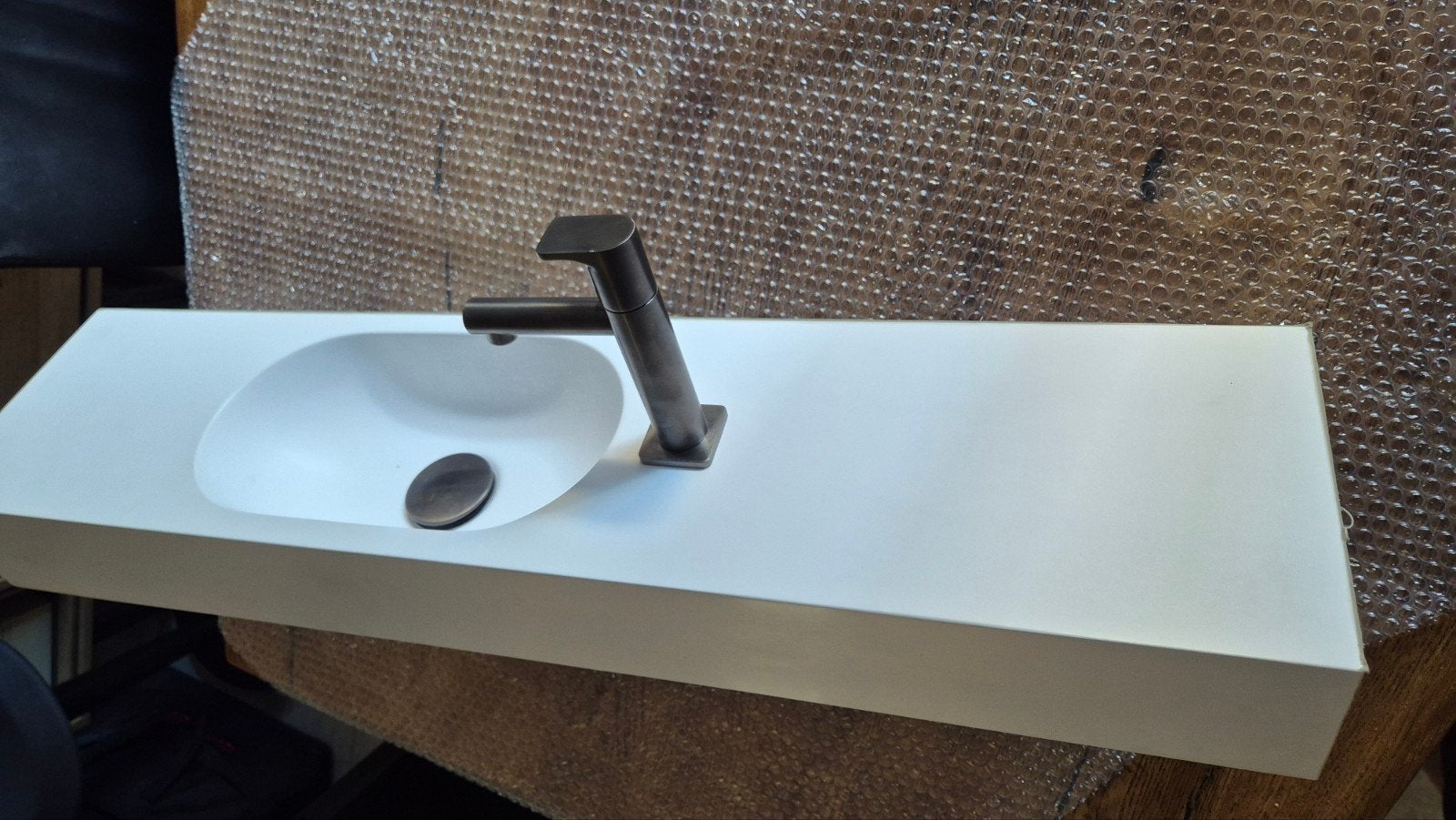 Baderie wastafel Hotbath geborsteld kraan afvoerplug/sifon, Ophalen, Nieuw, Wastafel