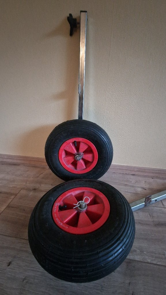 transportwielen rubberboot quicksilver, Ophalen, Gebruikt, Overige typen