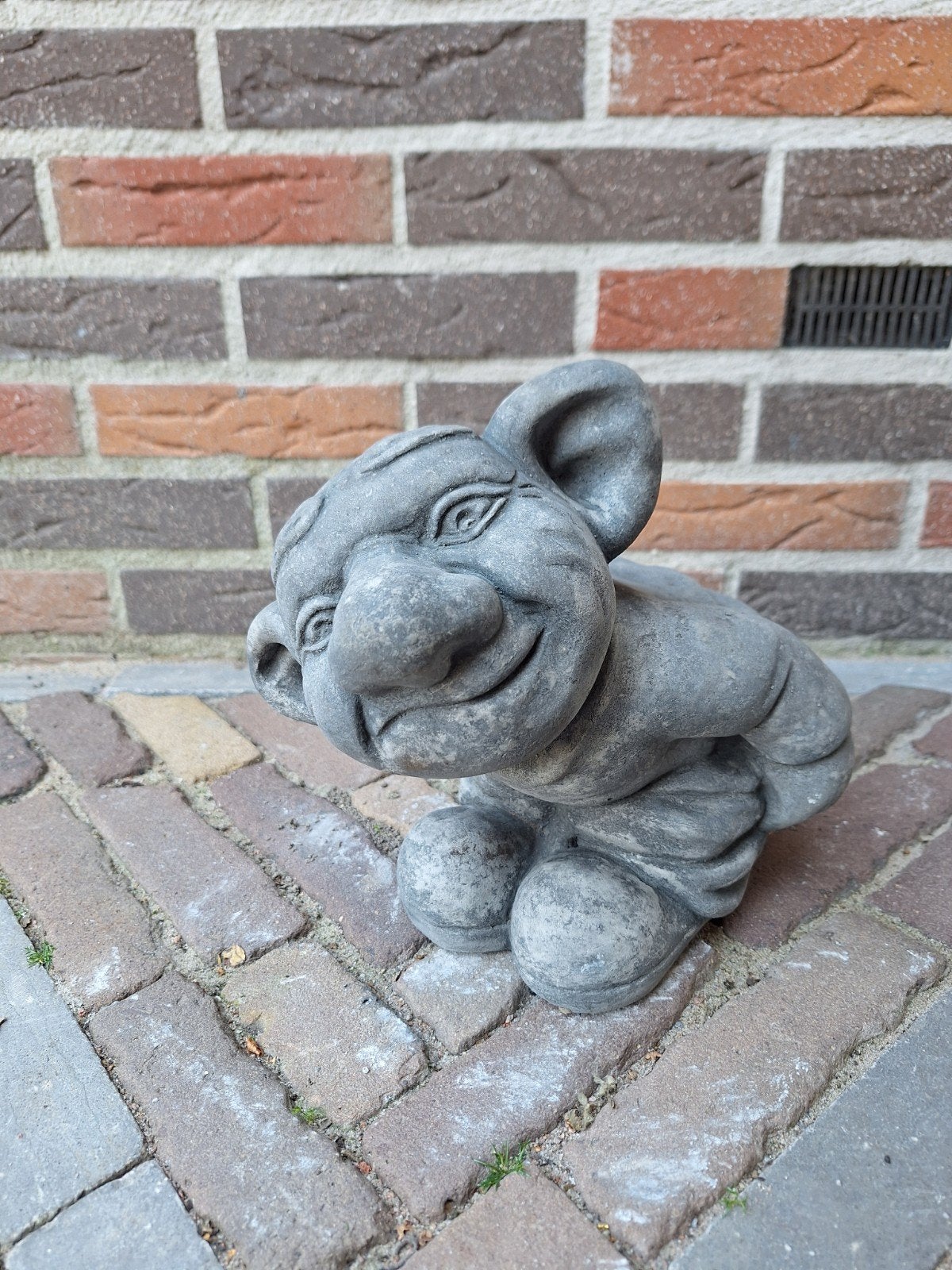 Betonnen trol met broek omlaag - 25 cm hoog, Ophalen, Nieuw, Beton, Overige typen