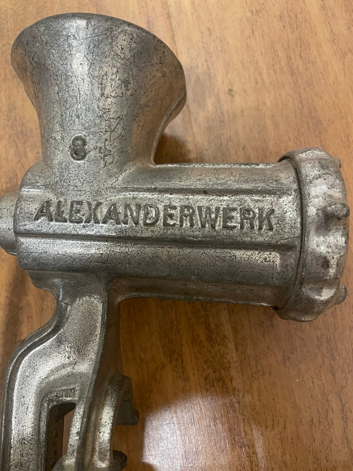 Vintage Alexanderwerk Gehaktmolen Nr. 8 - Antiek Keukengerei, Ophalen of Verzenden
