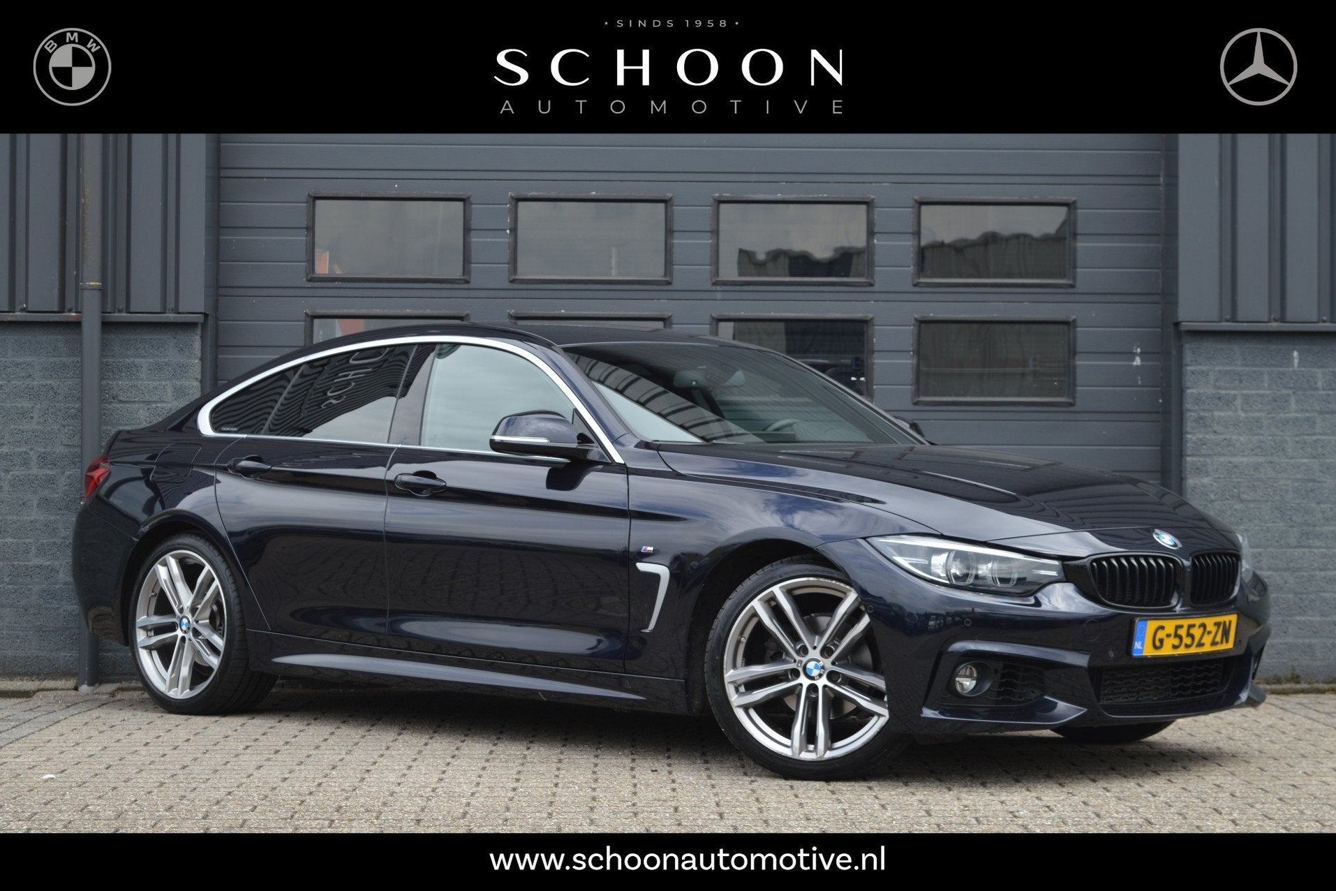BMW 4 Serie Gran Coupé 418i High Executive Edition | M-PAKK, Auto's, Automaat, Dealer onderhouden, Gebruikt, Met garantie (alle)