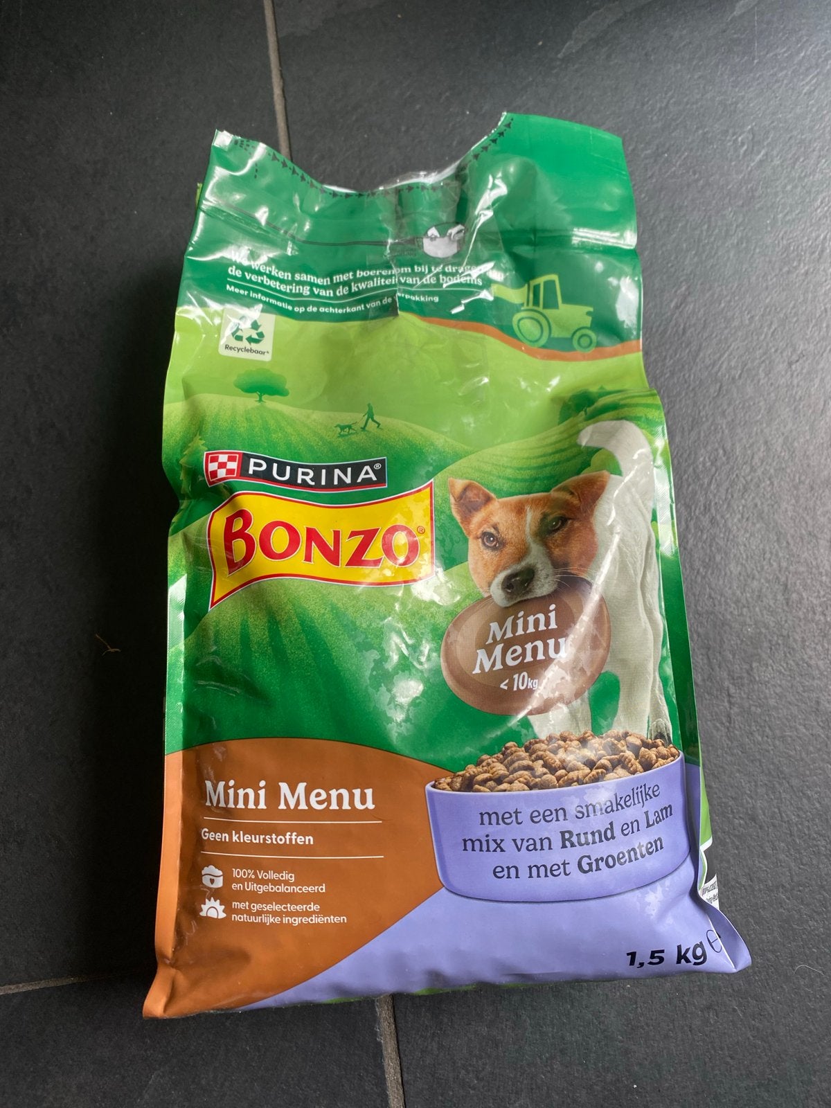 Zakje Bonzo Purina Mini Menu open geweest, Ophalen of Verzenden, Hond