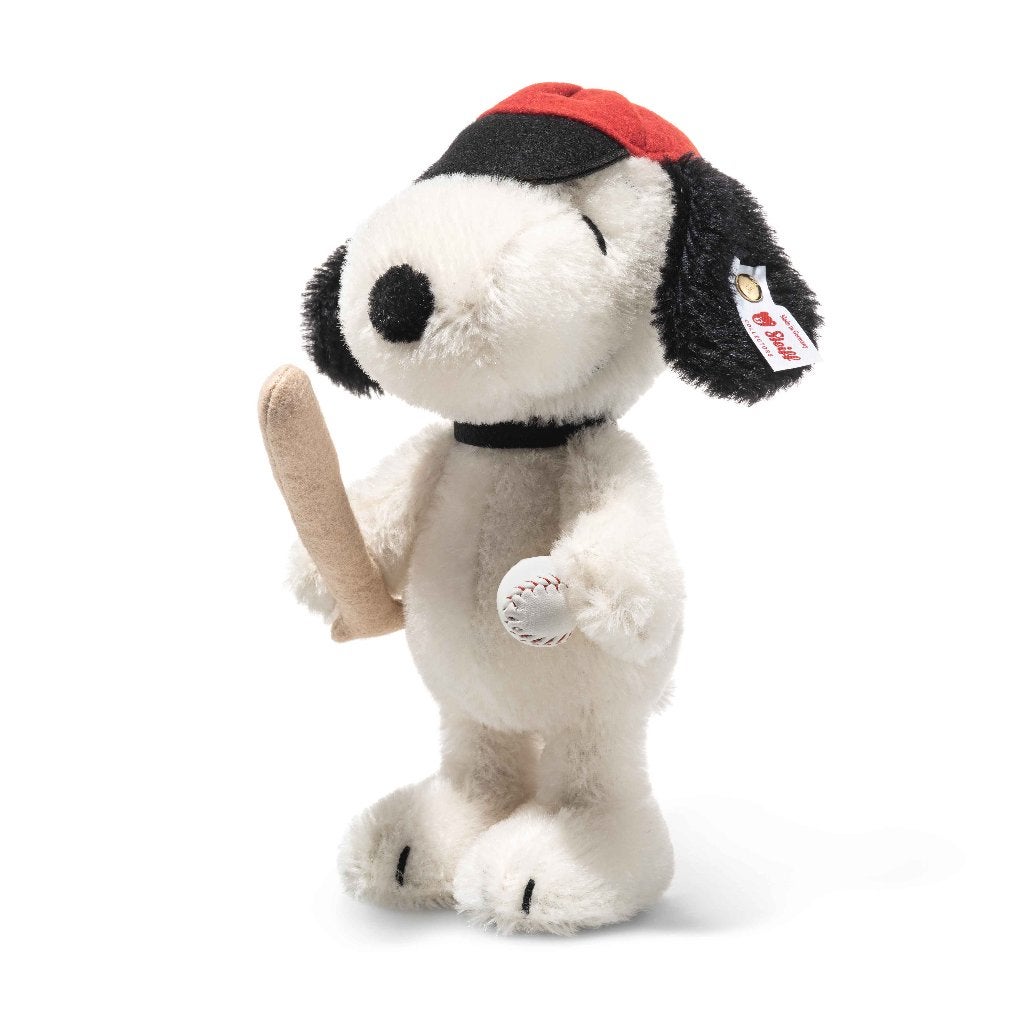 Steiff Snoopy met Honkbalknuppel EAN 356346, Ophalen of Verzenden, Nieuw, Overige typen, Steiff