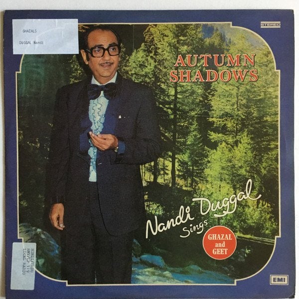LP Nandi Duggal – Autumn Shadows Sings Ghazal & Geet INDIA, LP, Verzenden, Indiaas, Zo goed als nieuw