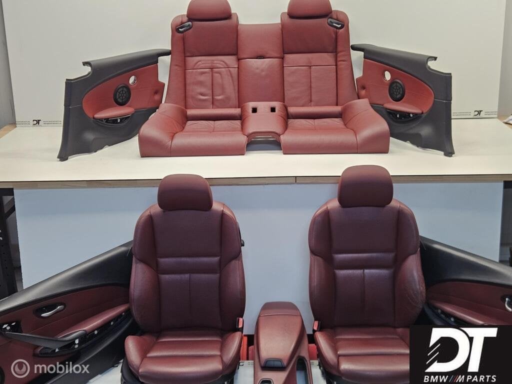 Interieur leer indianapolis rood BMW 6-serie E63 M6, Auto-onderdelen, Gebruikt, Ophalen of Verzenden, BMW, BMW