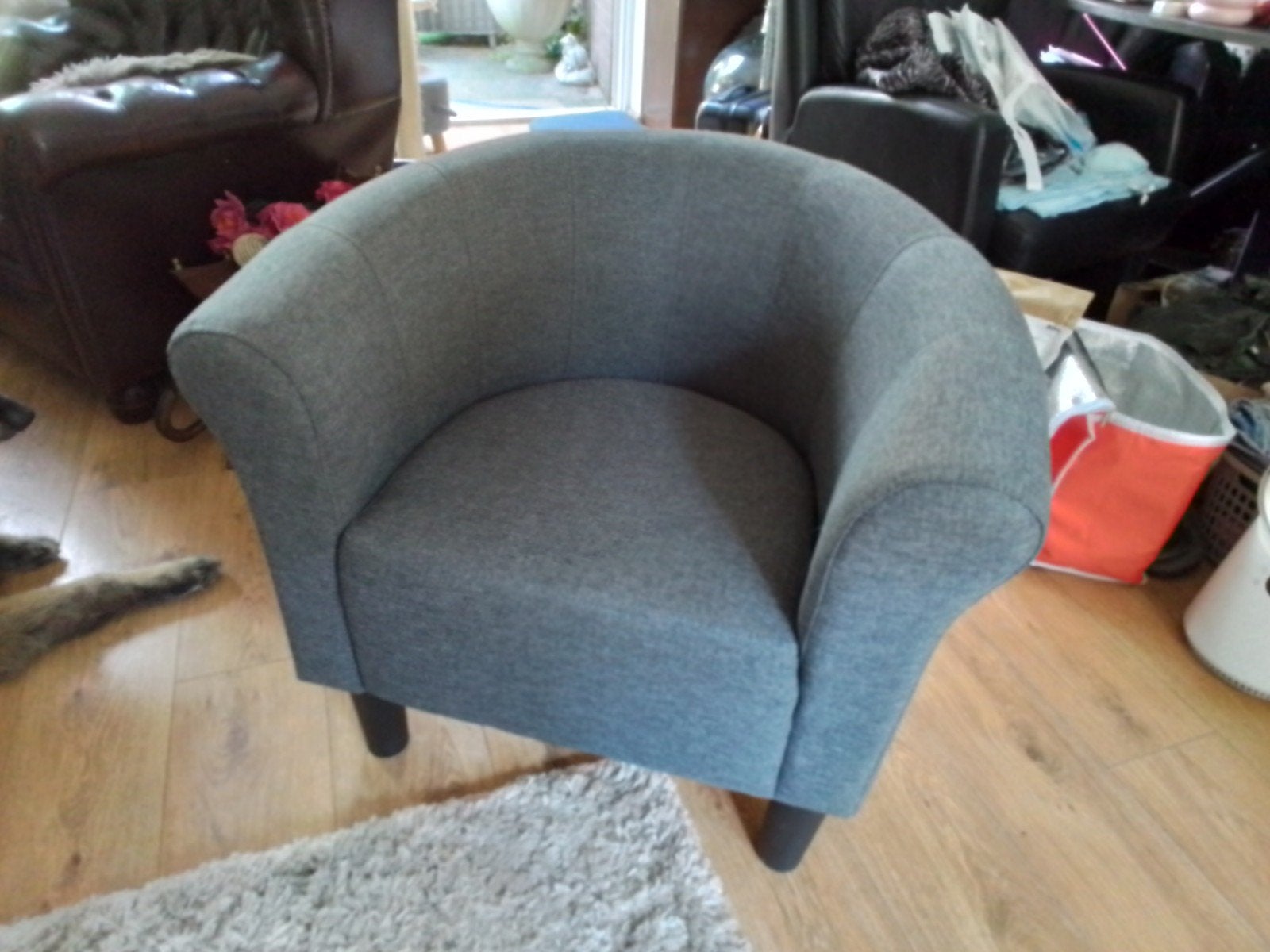 Mooie Fauteuil, Ophalen, Minder dan 75 cm, Zo goed als nieuw, Stof