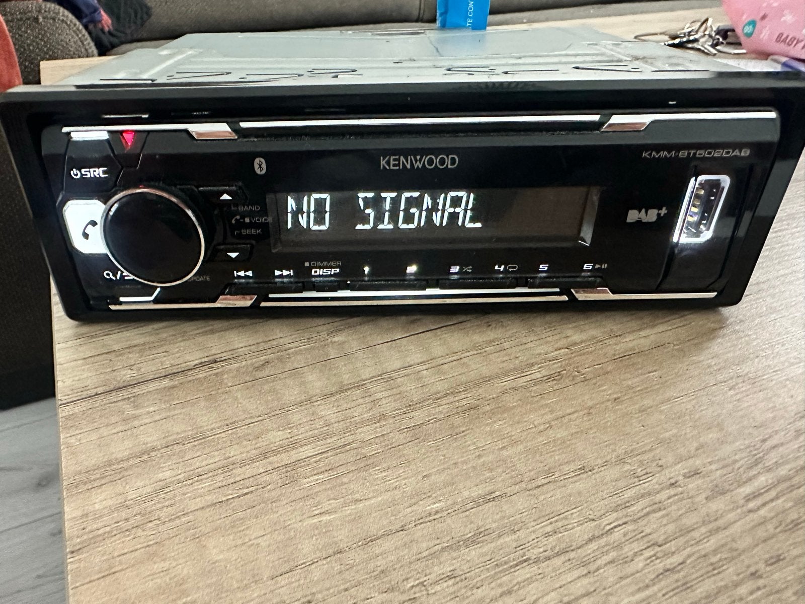Kenwood KMM-BT502DAB Autoradio met DAB+ en Bluetooth, Ophalen, Zo goed als nieuw
