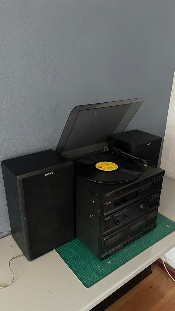 Sony XO-D82 Compact Hi-Fi Stereo Systeem met Platenspeler, Gebruikt, Losse componenten, Sony, Ophalen