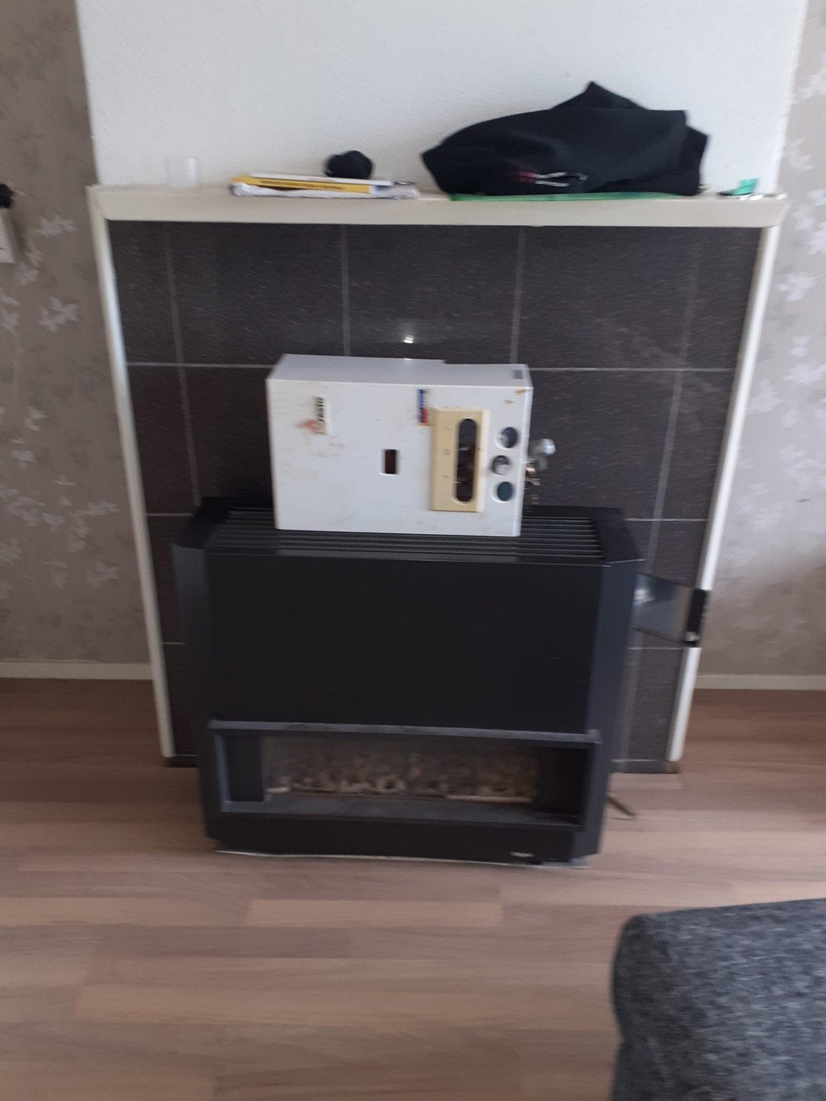 Gratis gaskachel., Huis en Inrichting, Haarden, Ophalen, Gebruikt, Inbouwhaard, Gashaard