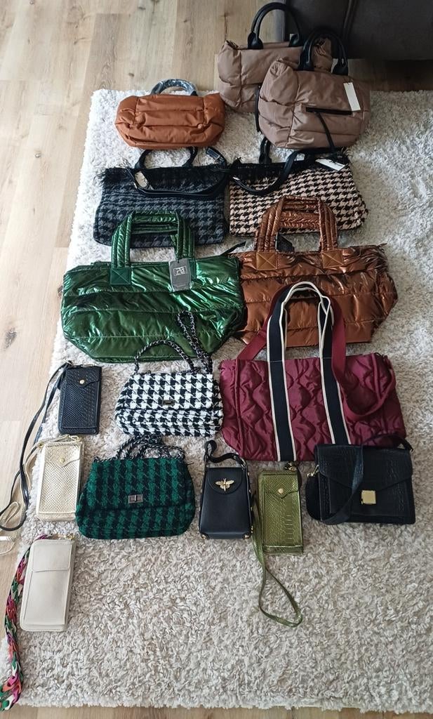 NIEUW! Partij tassen 16 stuks, Ophalen of Verzenden, Nieuw, Overige kleuren