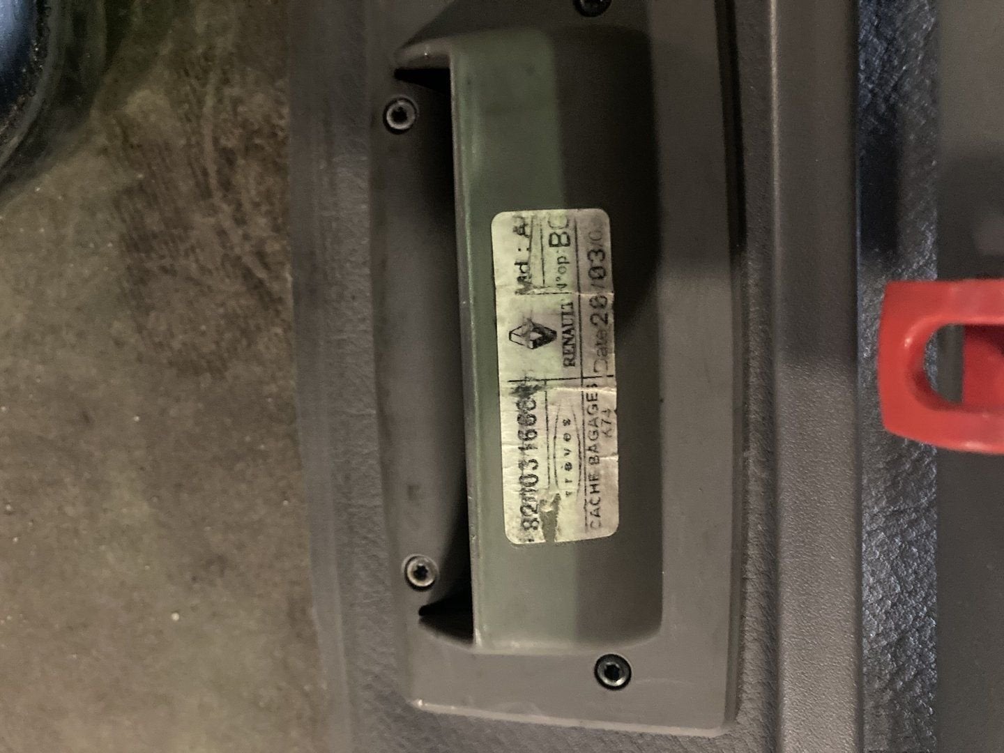 Hoedenplank Rolhoes Renault Laguna Station 2001-2007, Auto-onderdelen, Ophalen, Gebruikt, -, Renault