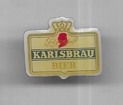 KARLSBRAU BIER PIN, Ophalen of Verzenden, Gebruikt, Merk, Speldje of Pin