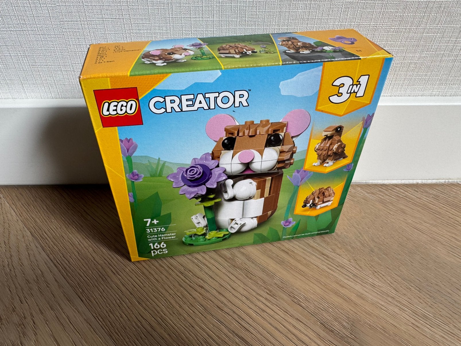 NIEUW/ONGEOPEND Lego 31376 Creator 3in1 Hamster met bloem, Lego, Nieuw, Ophalen of Verzenden, Ongeopend/sealed