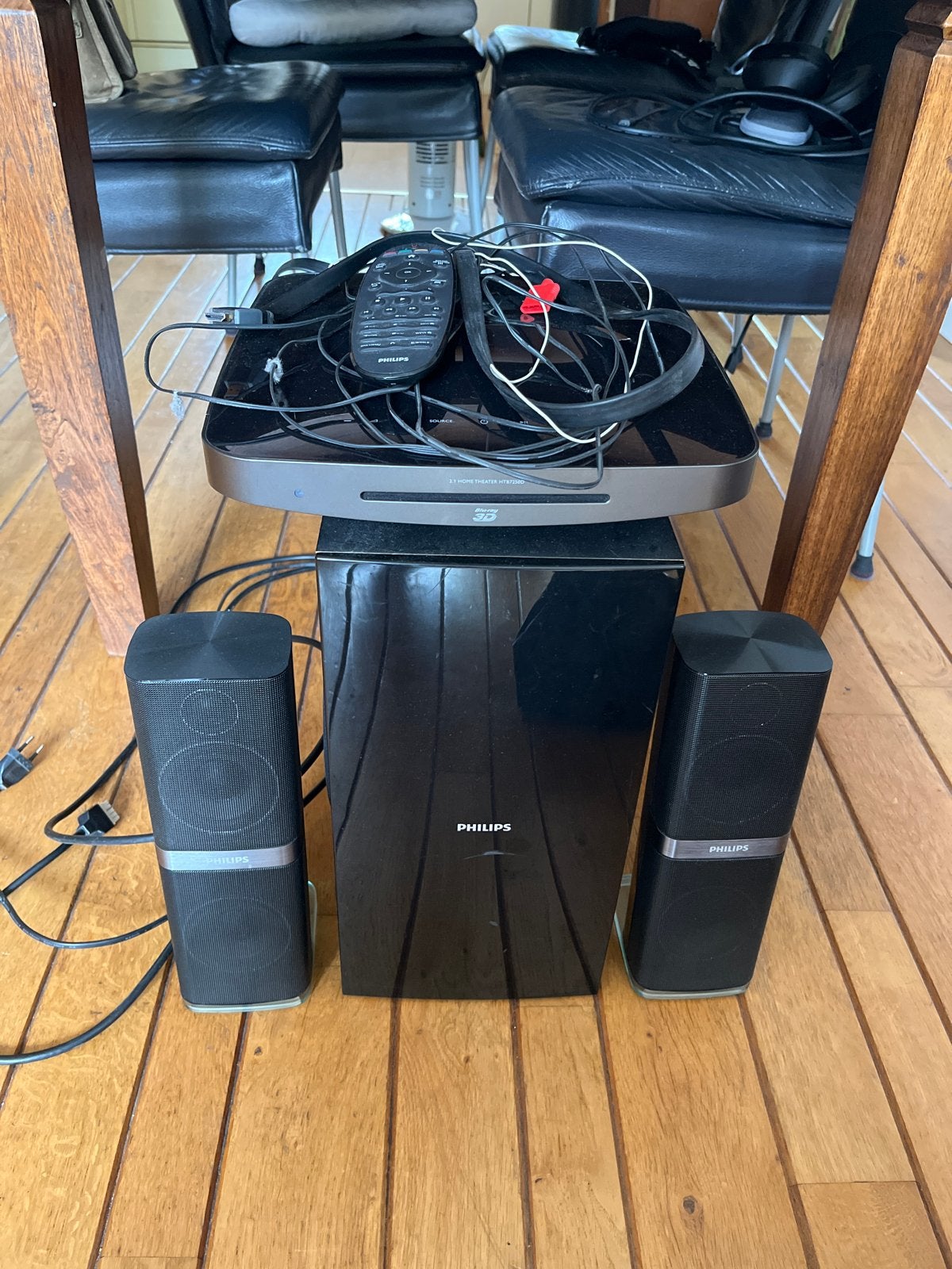 Philips 2.1 Home Theater HTB7250D Blu-ray 3D Speler, Audio, Tv en Foto, Home Cinema-sets, Philips, Gebruikt, 2.1-systeem, Blu-ray-speler