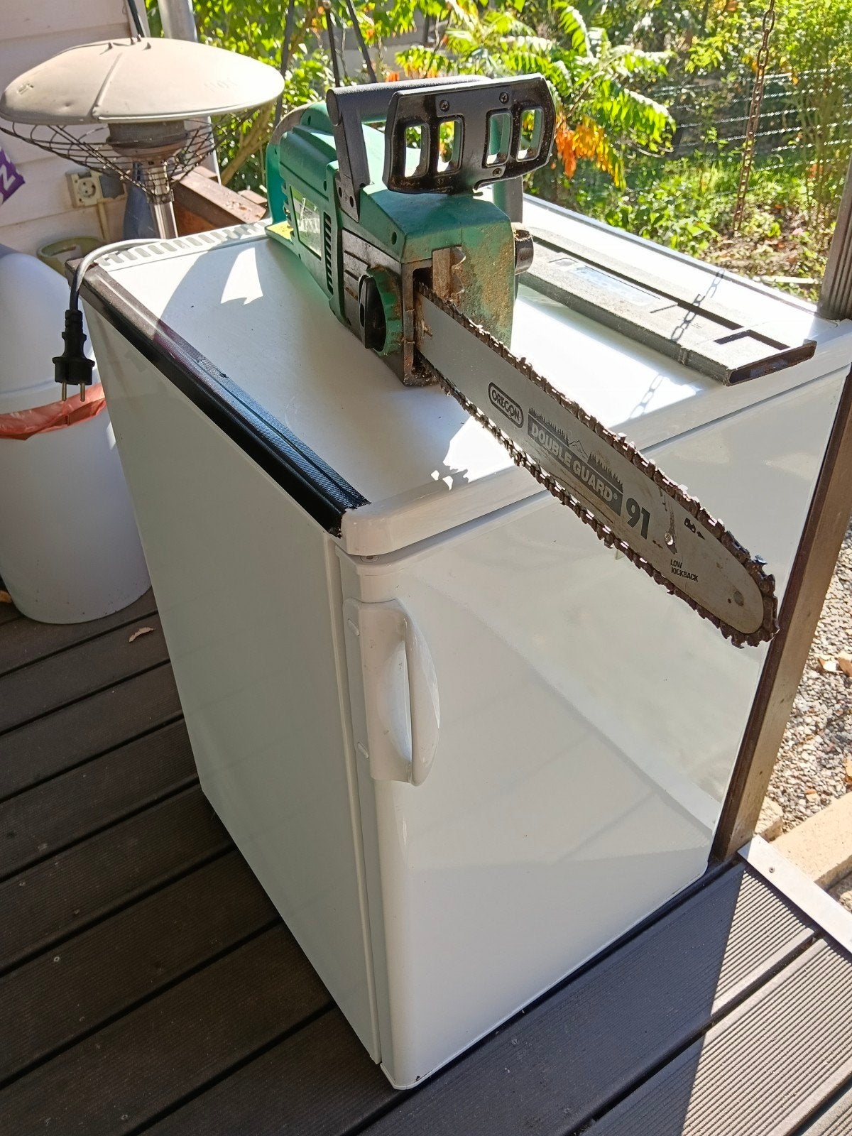 Topcraft Garden elektrische kettingzaag, Ophalen, Gebruikt, Boomzaag, Topcraft Garden