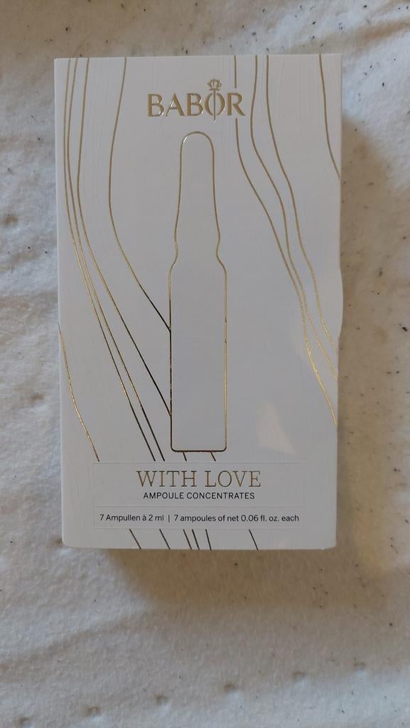 Babor Ampoule Concentrates With Love - 7 ampullen, Verzenden, Nieuw, Gehele gezicht