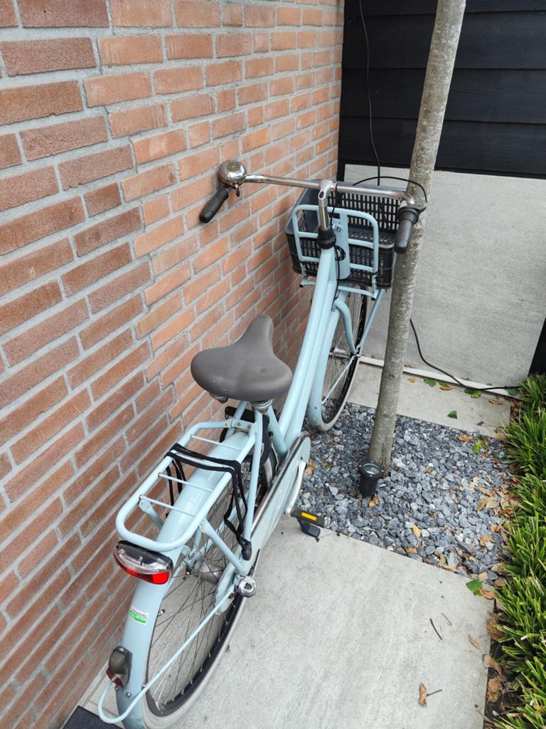 Lichtblauwe Cortina damesfiets, Ophalen, Gebruikt, Overige merken