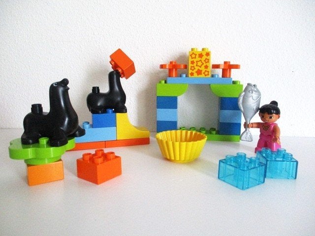 duplo circus zeeleeuwen act, Ophalen of Verzenden, Zo goed als nieuw, Complete set, Duplo