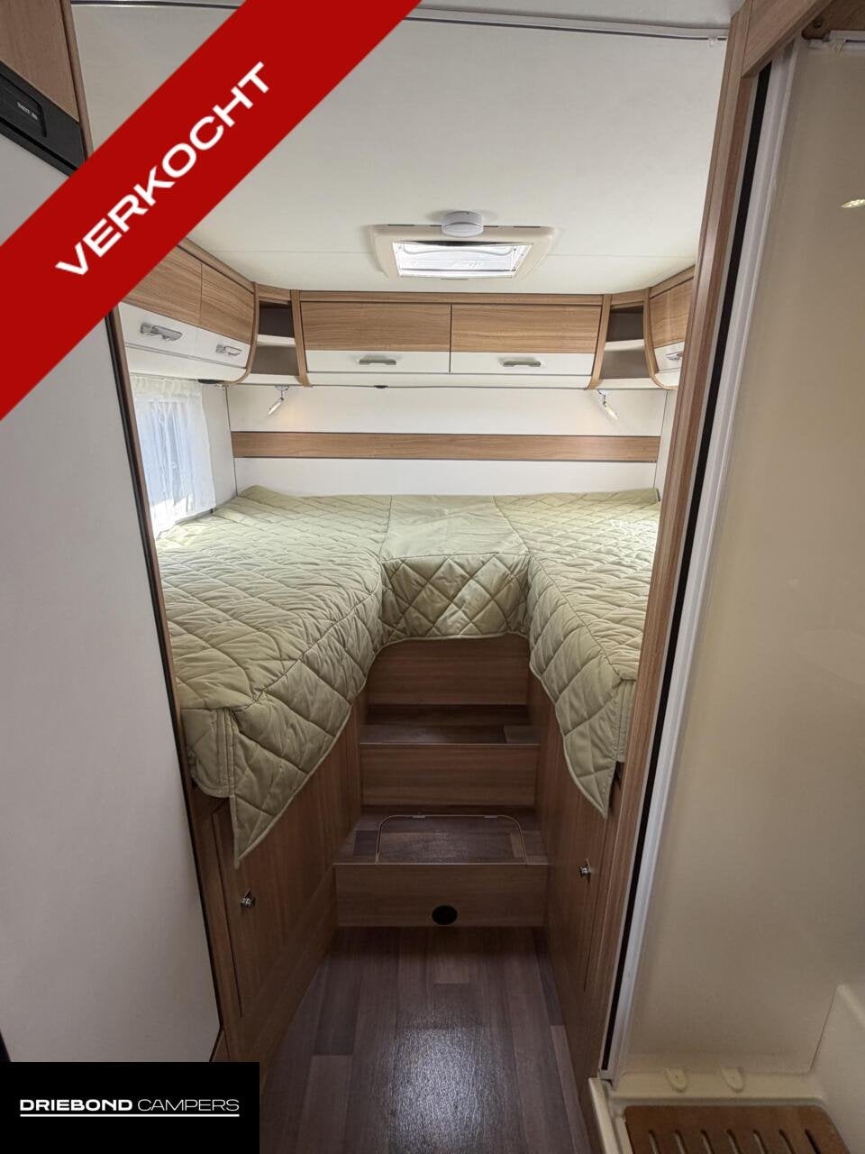 Dethleffs T 6611 Advantage Automaat Enkele Bedden Zonnepanee, Caravans en Kamperen, Campers, Automaat, Airconditioning, Airbags