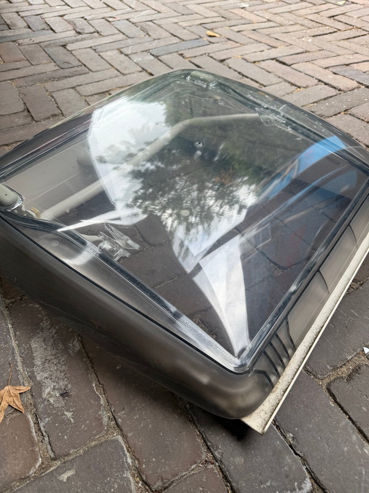 Dometic Mini Heki FL 40 x 40 dakluik - zonder ventilatie, Caravans en Kamperen, Ophalen of Verzenden, Zo goed als nieuw