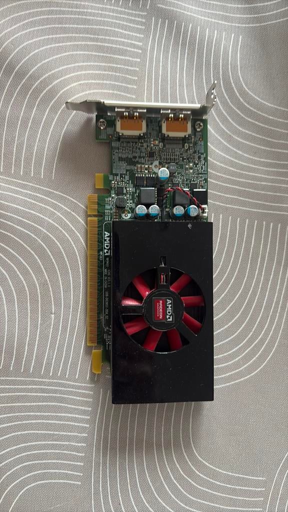 Amd radeon r7 450 4gb videokaart 2x displayport low profile, PCI-Express 3, Gebruikt, DisplayPort, Ophalen of Verzenden
