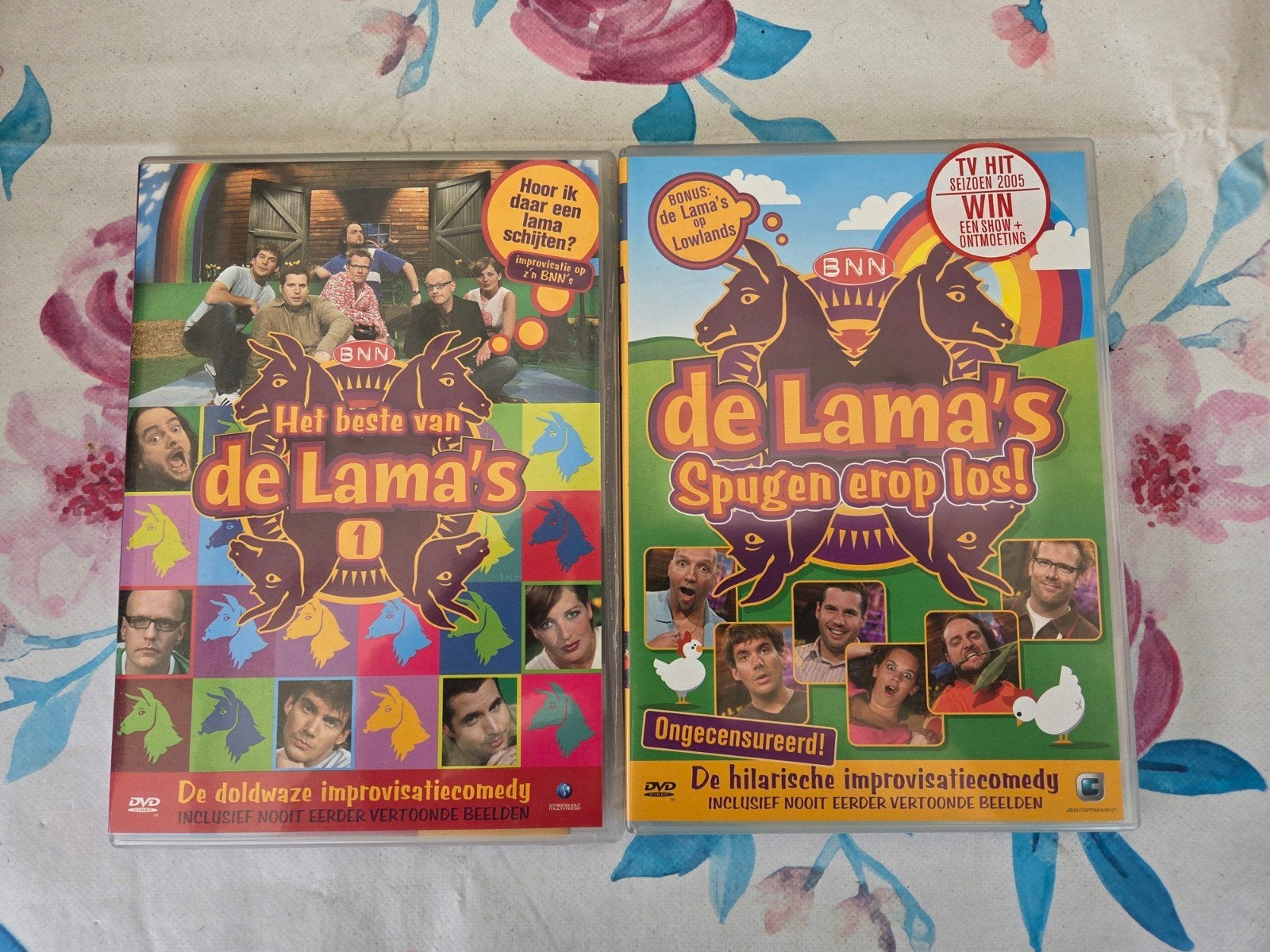 De Lama's DVD Box: Het beste van & Spugen erop los!, Gebruikt, Inclusief doosje, Alle leeftijden, Nederlands